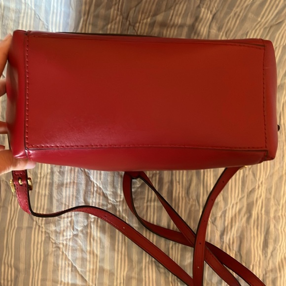 Michael Kors Scarlet Leather Backpack with Gold Hardware main image 7